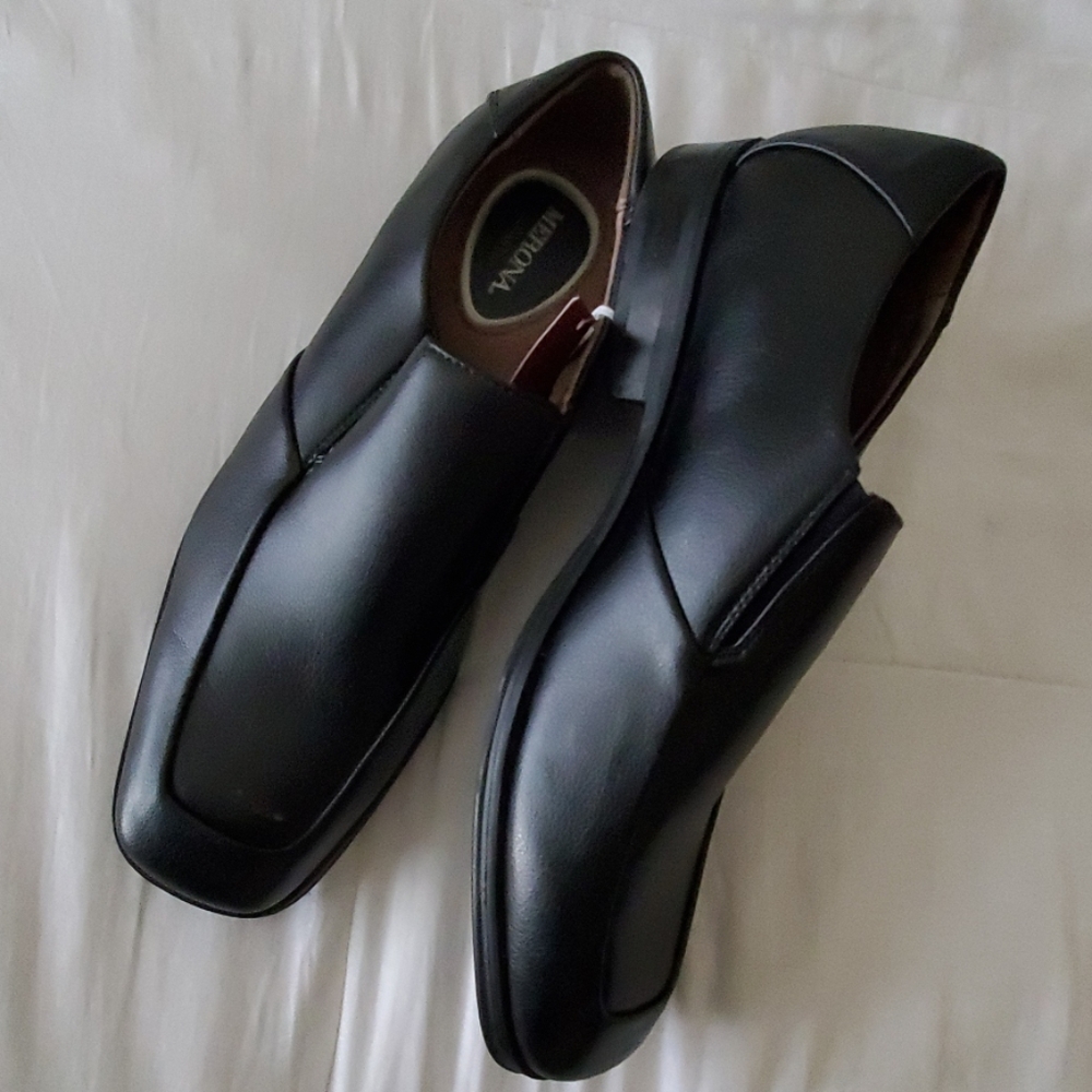 Mens Black Loafers Shoes